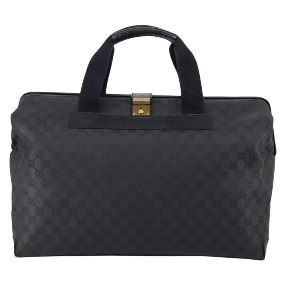 Gucci GG Canvas Boston Bag Black